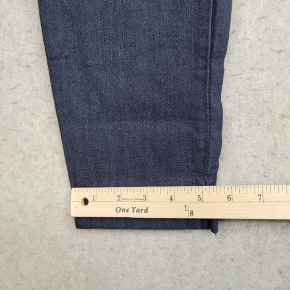 NYDJ Ankle Jeans Womens 4P Blue Dark Wash Lift Tuck Technology 29x27 Made in USA - Picture 11 of 12